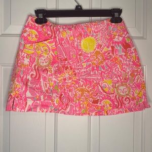 Lily Pulitzer mini skirt with pockets size 0